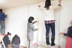 壁紙・壁塗りミニワークショップのご報告（12/19）