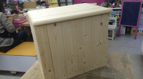 ポリタンク収納ボックスを作りました！